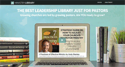 Desktop Screenshot of ministrylibrary.com